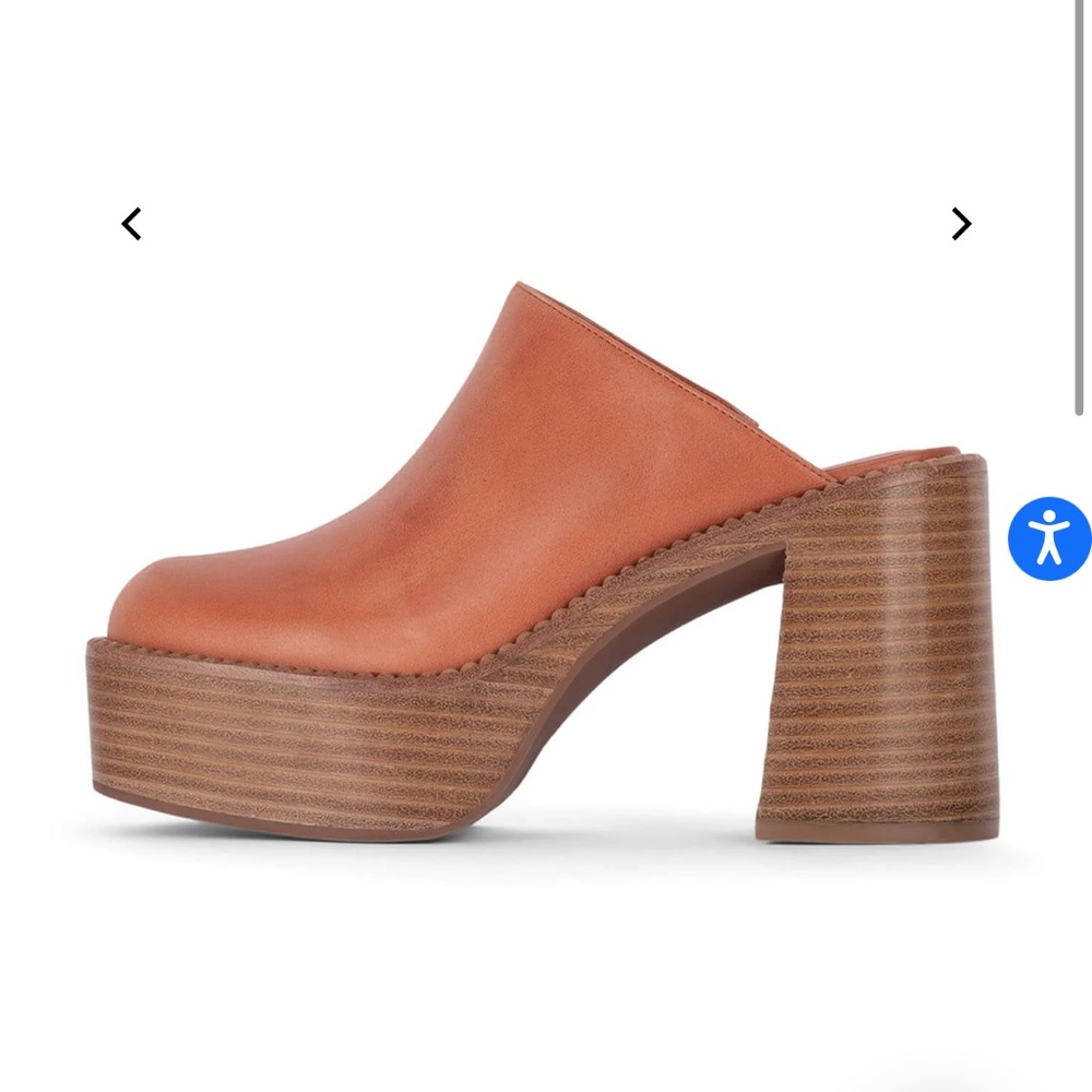 Jeffery Campbell Orange Platform Clog